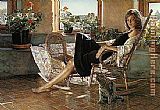 Steve Hanks Quiet Rapport painting